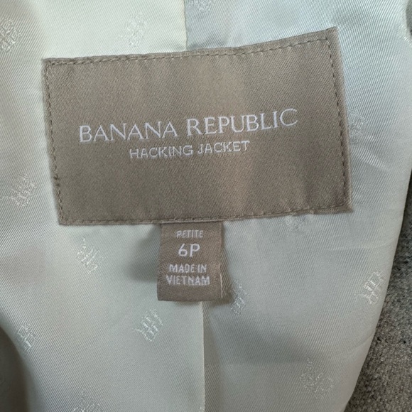 Banana Republic Tan Blazer Tailored Suit Jacket - Picture 14 of 16